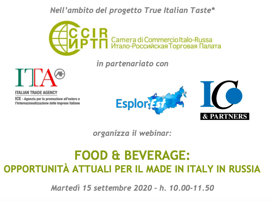 Food & beverage: opportunità attuali per il made in Italy in Russia